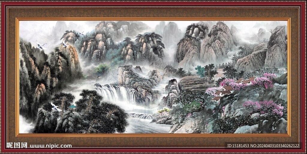 风水画 