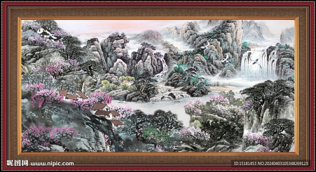 国画山水画