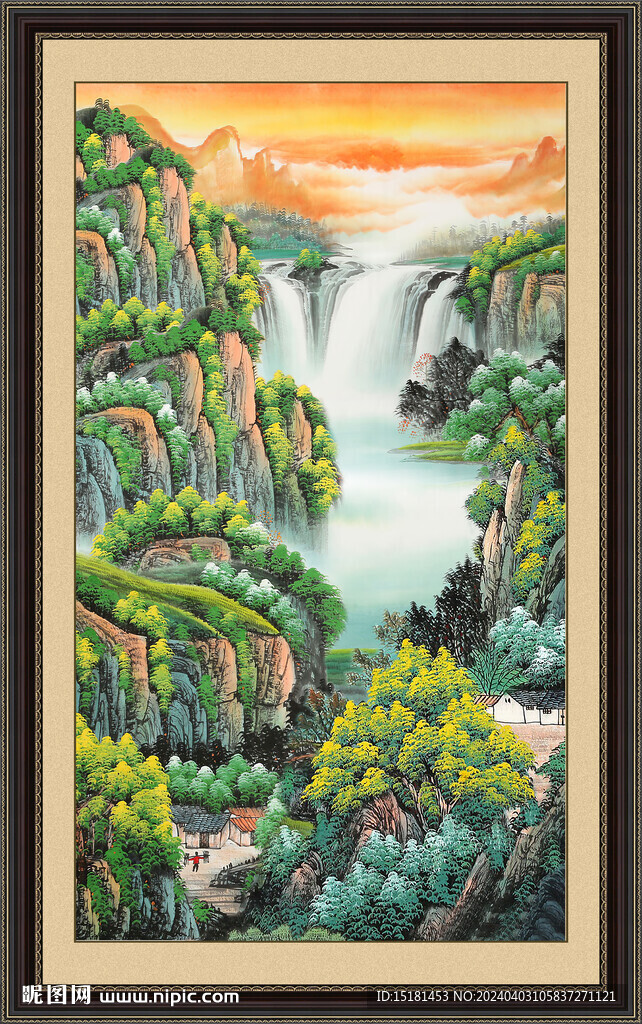 中国画山水