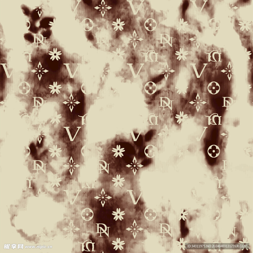 扎染字母