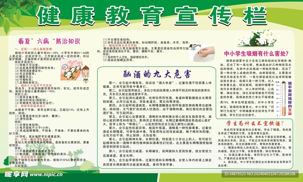 健康教育宣传栏