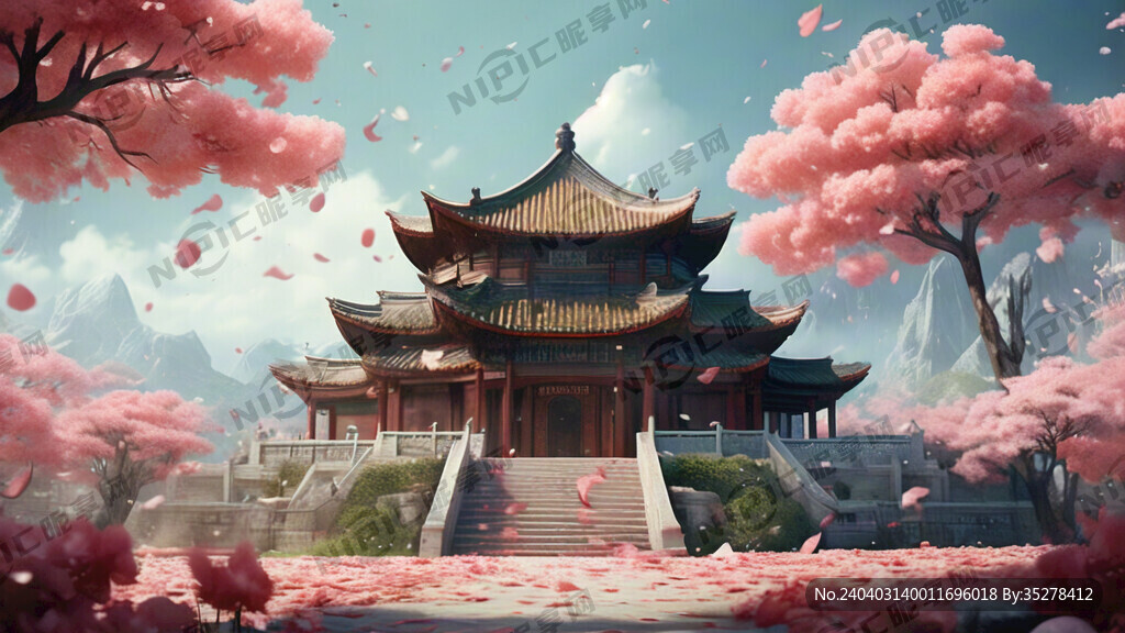 游戏梦幻唯美新中式风景 超高清