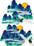 山矢量图