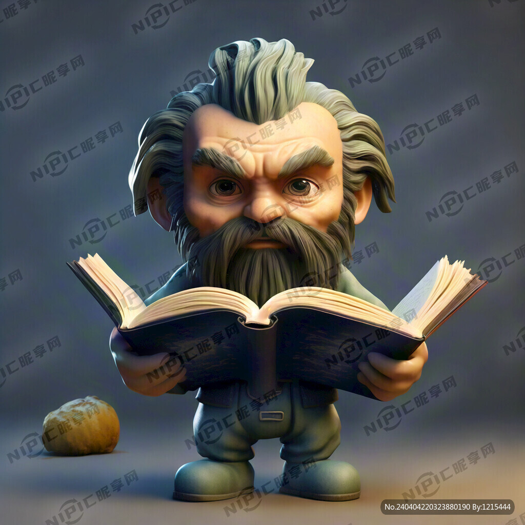 大阅读吉祥物 可爱古代人