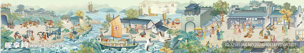 场景插画