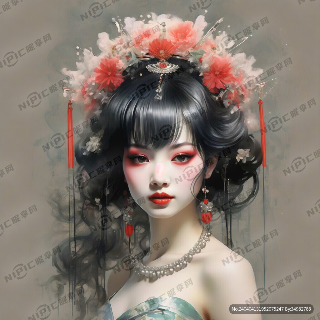 西施 凤冠 花旦