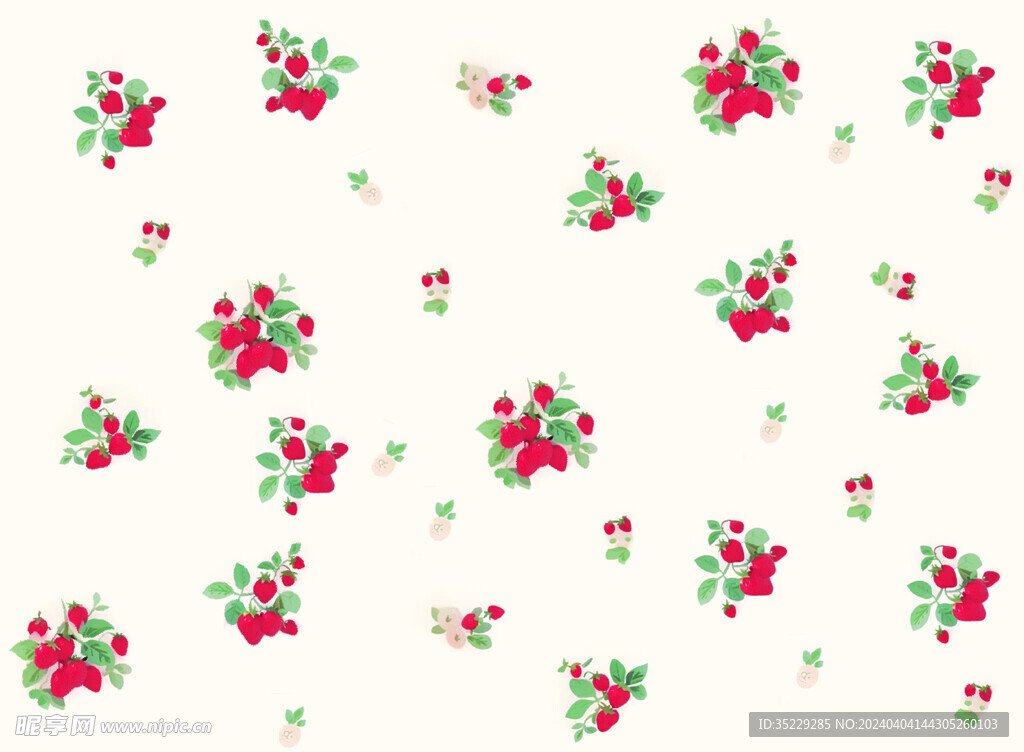 数码印花草莓