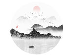 国画山水画