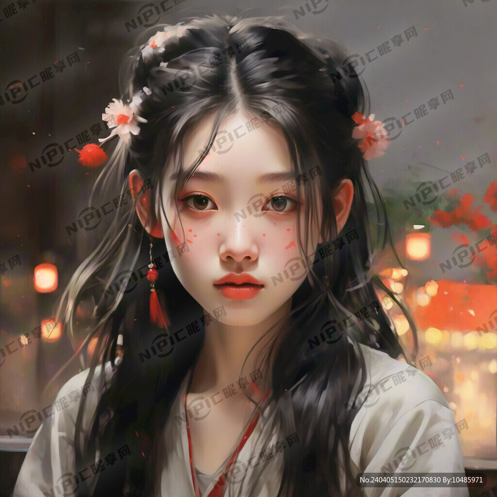 画画女孩