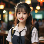 美女，可爱，校园风