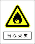 当心火灾