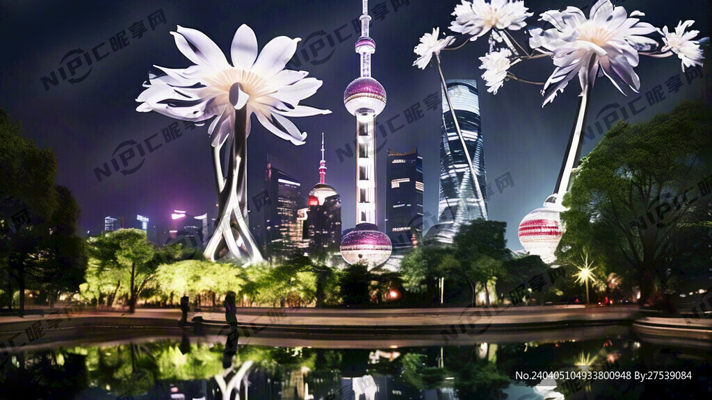 上海东方明珠石库门白玉兰