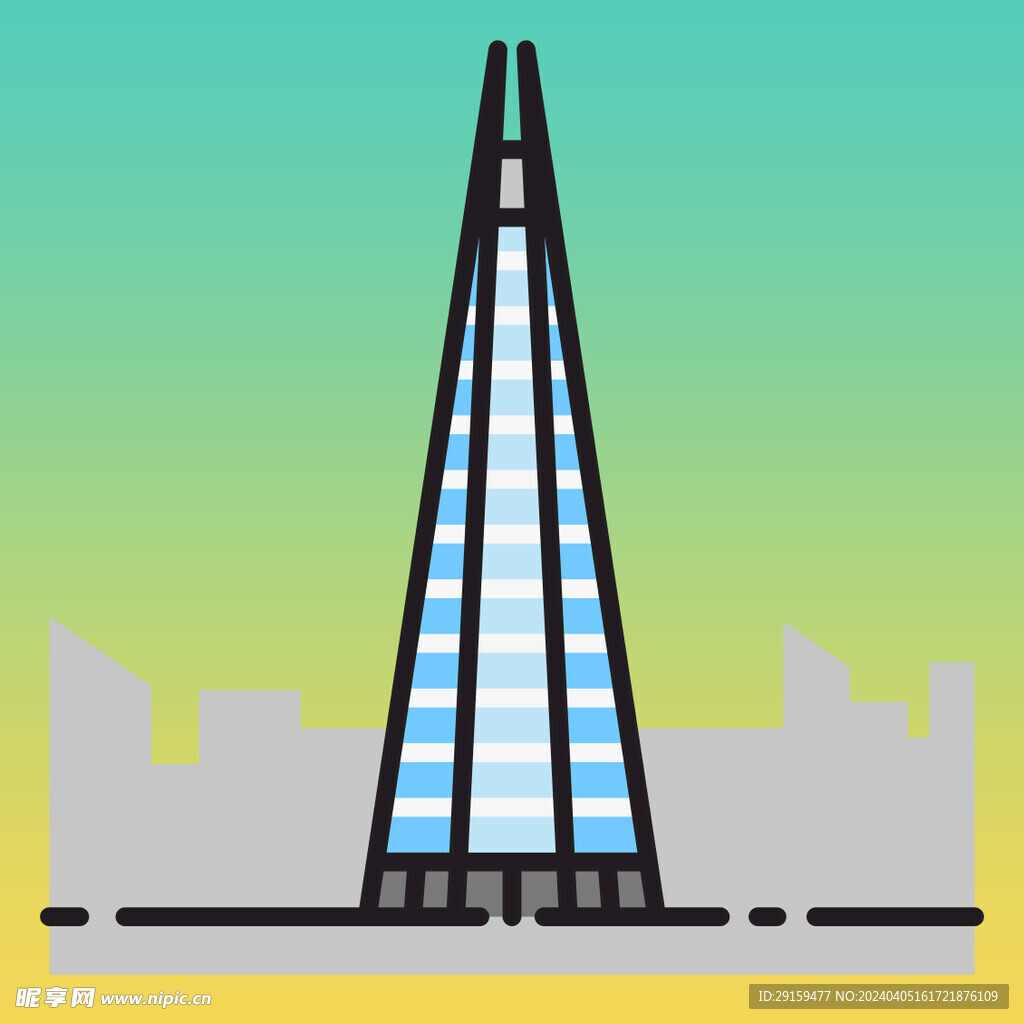           卡通建筑 