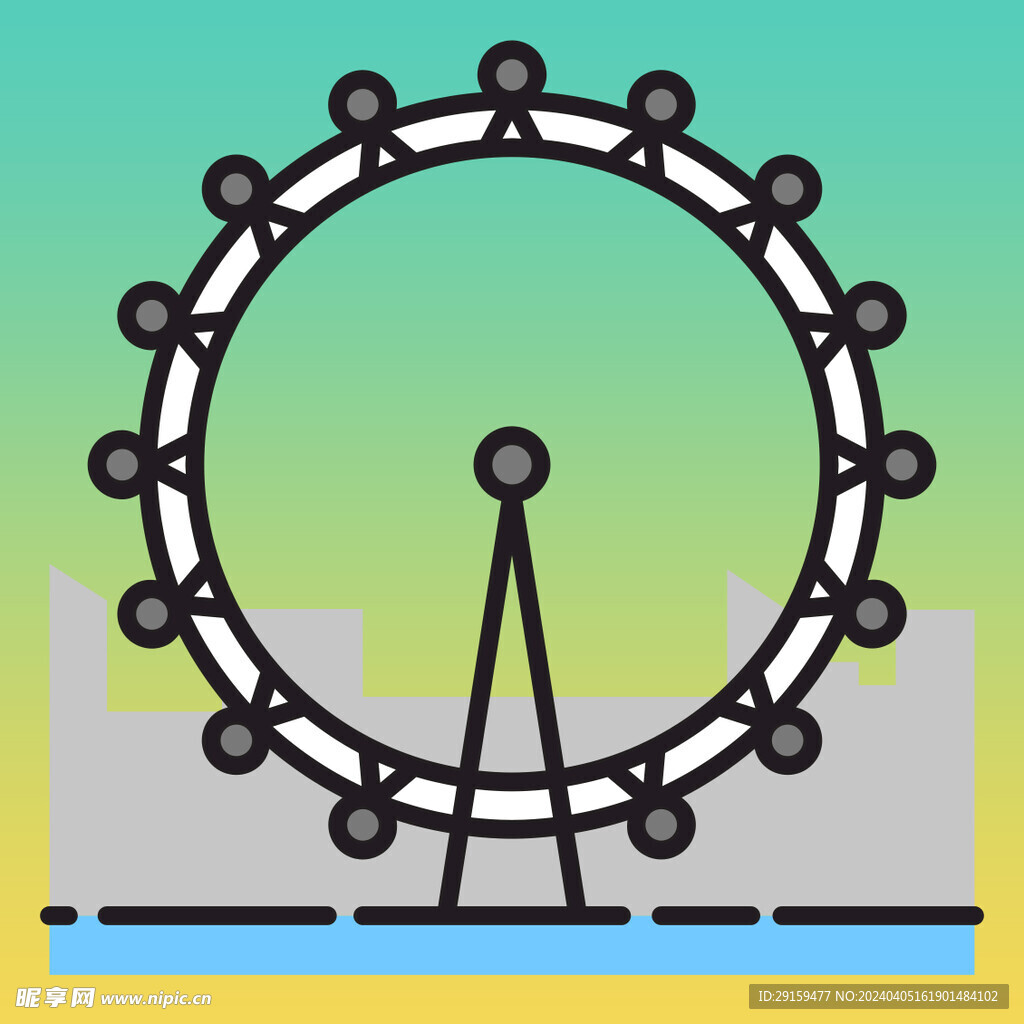           卡通建筑 