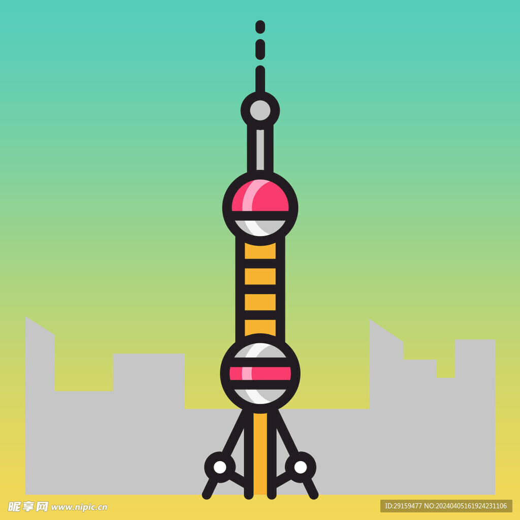           卡通建筑 