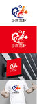 龙虾标识设计