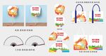 防火防电燃气安全绢布扇帆布袋