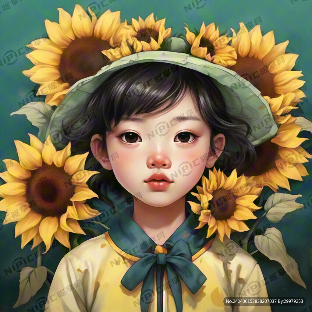 插画儿童身体