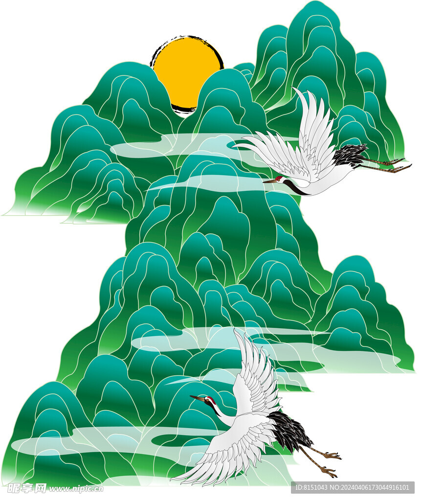 山矢量图