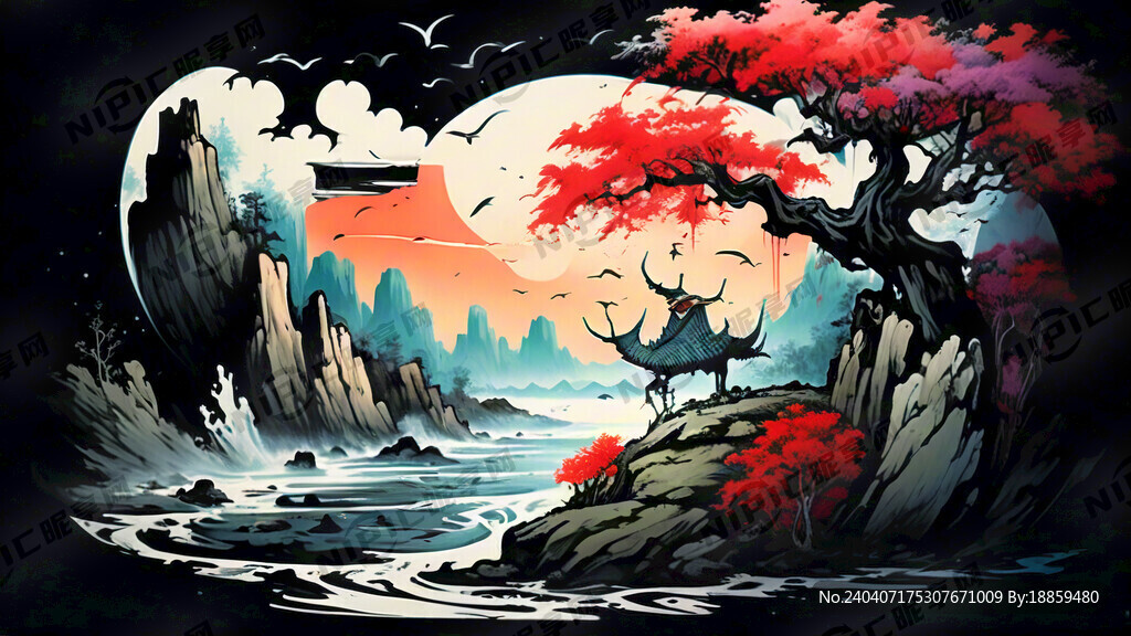 枣创意插画