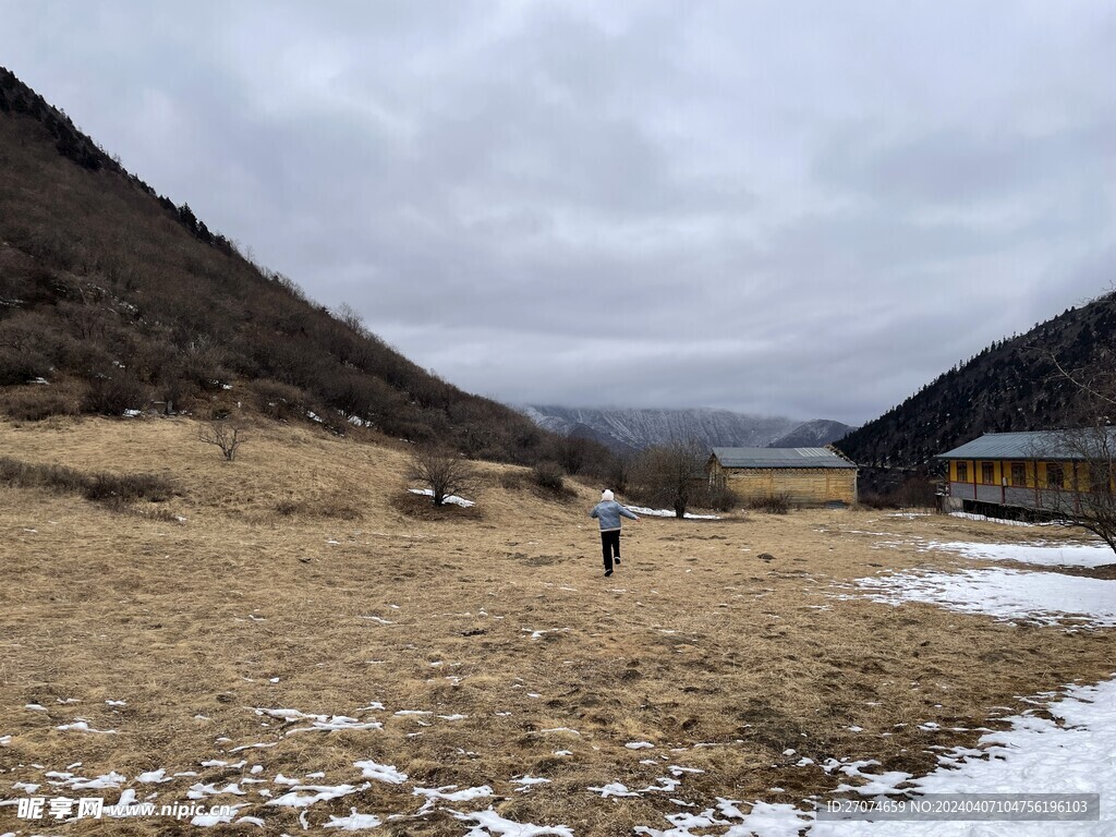 冬季九寨沟自然风景