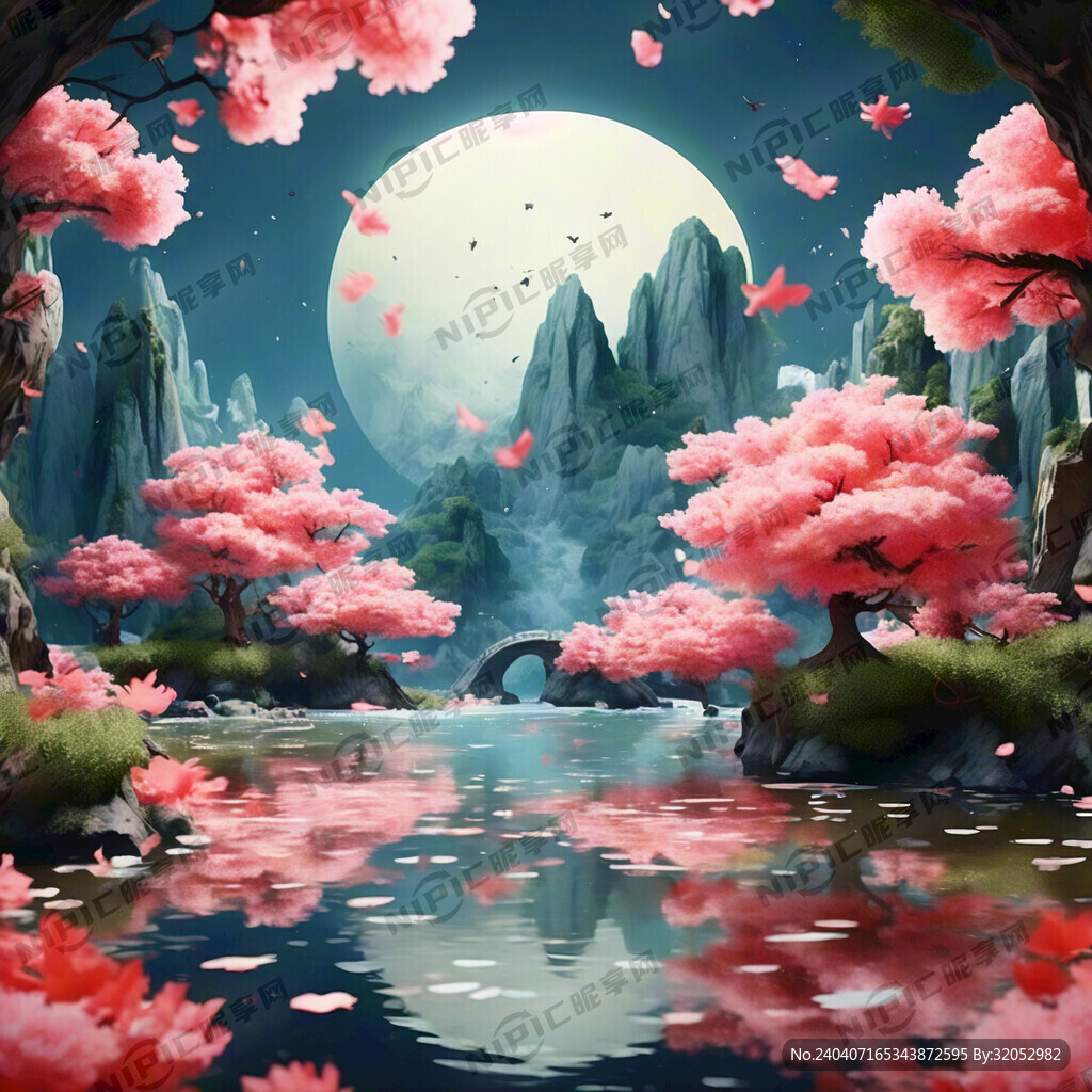 游戏梦幻唯美新中式风景 超高清