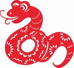 蛇剪纸