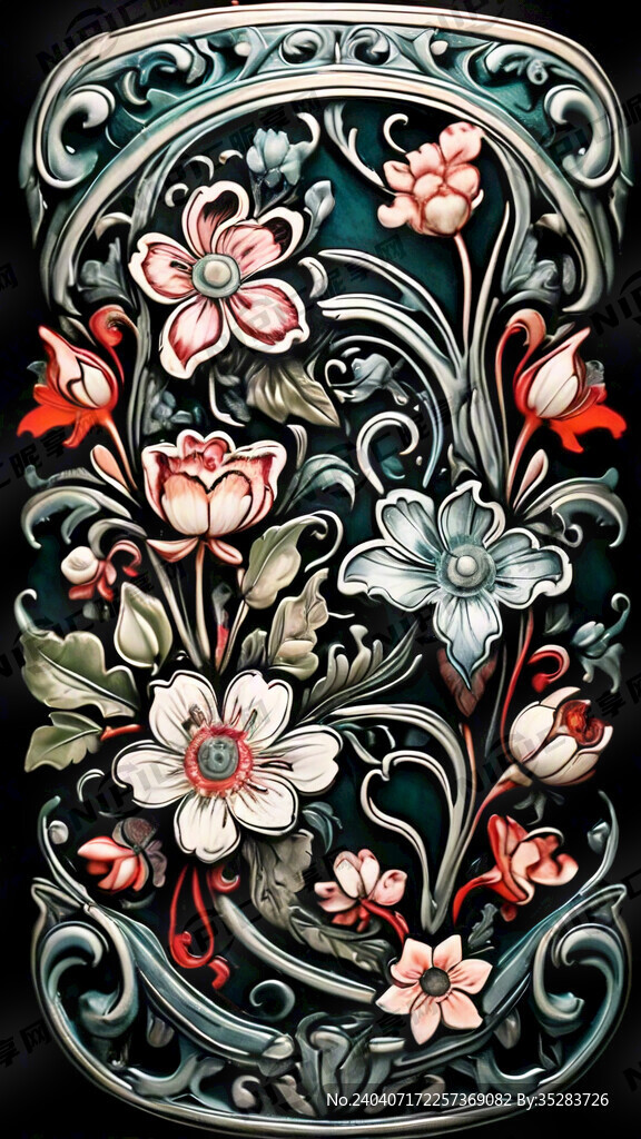 古代雕花花纹合集