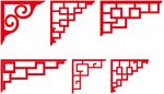 矢量边角花