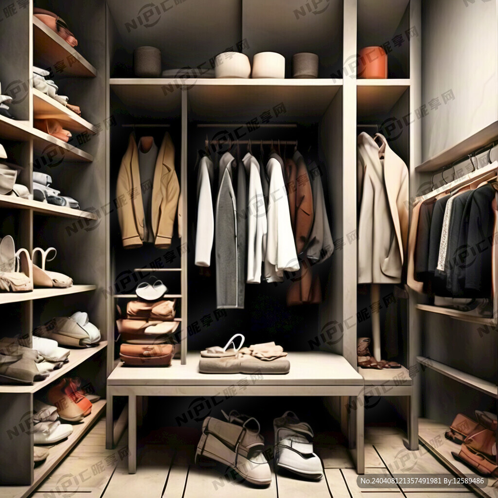 衣橱 简约 线条