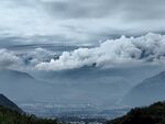 山间云海