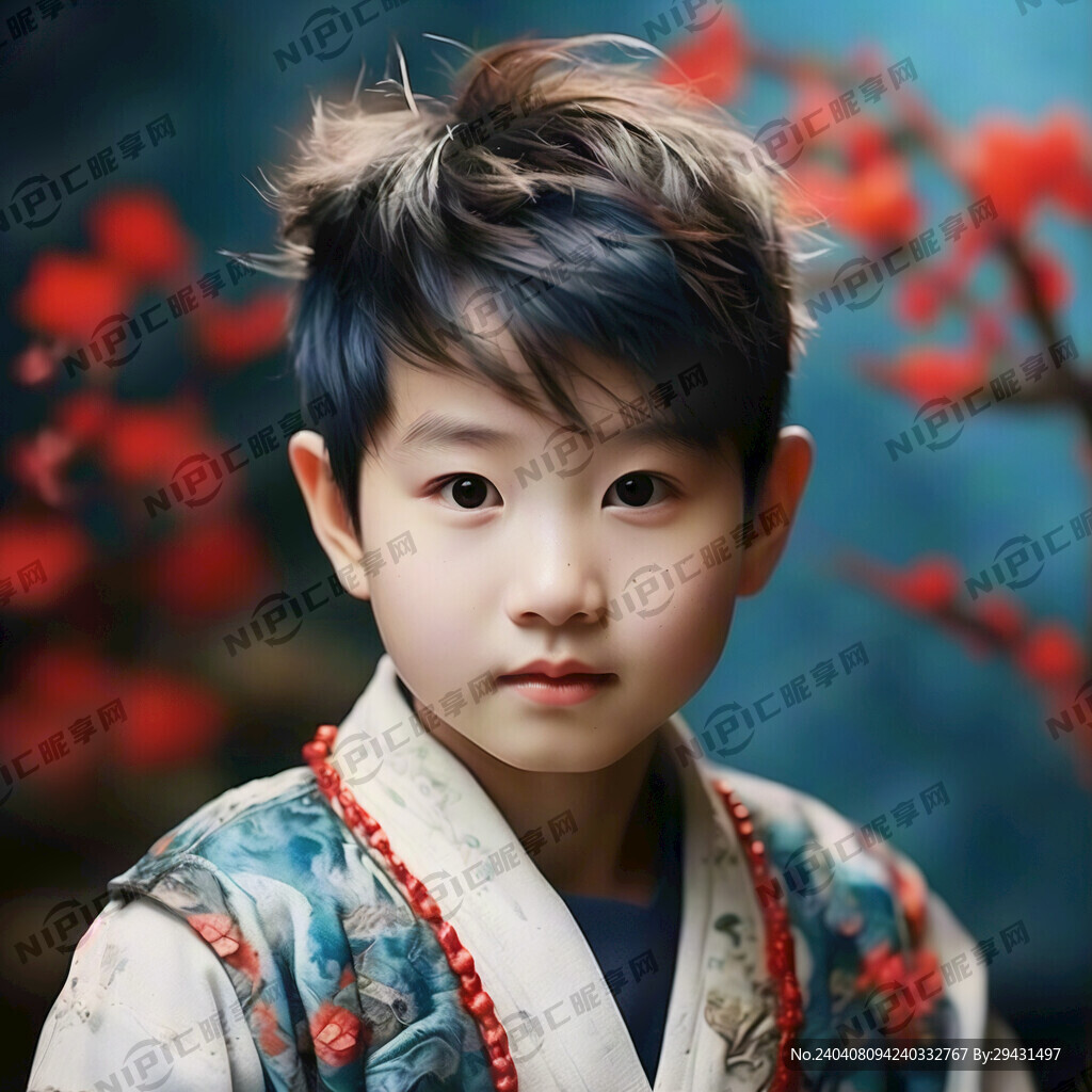 小人 蓝色