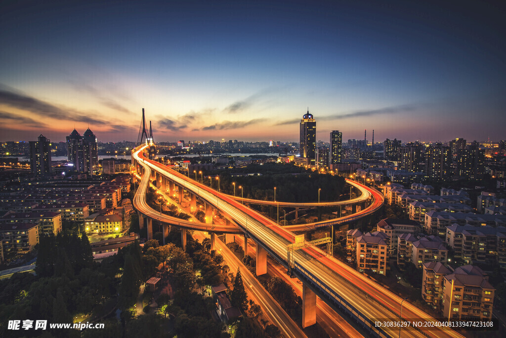 交通道路灯光