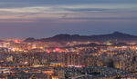 城市夜景灯箱