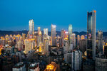 高楼大厦夜景