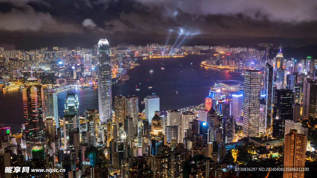 夜景城市摄影