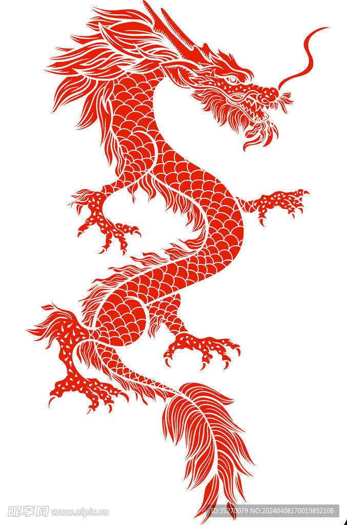 中国龙LOGO素材图