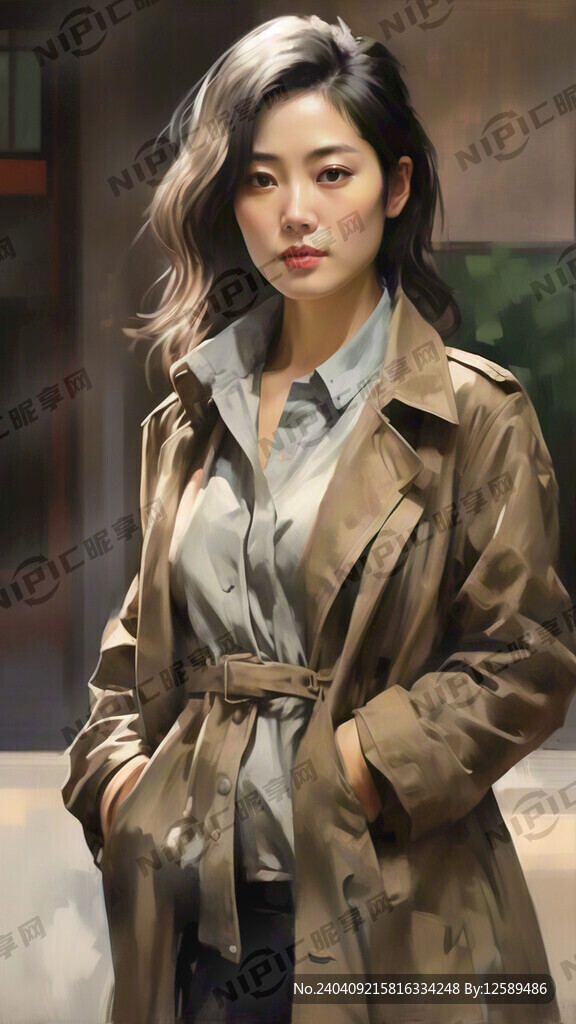 画一个女生图像 年龄三十五岁