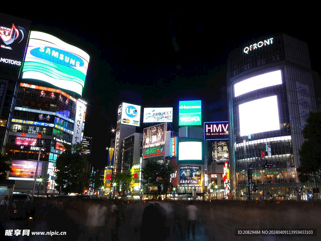城市风景 夜景