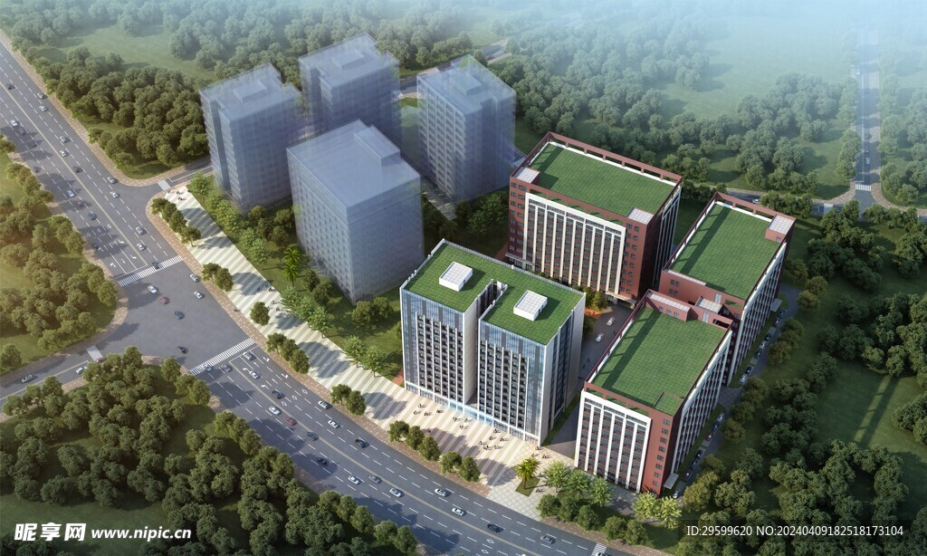 建筑效果图  