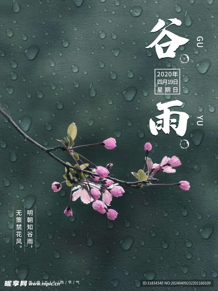 谷雨海报设计