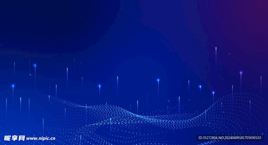 蓝色科技背景