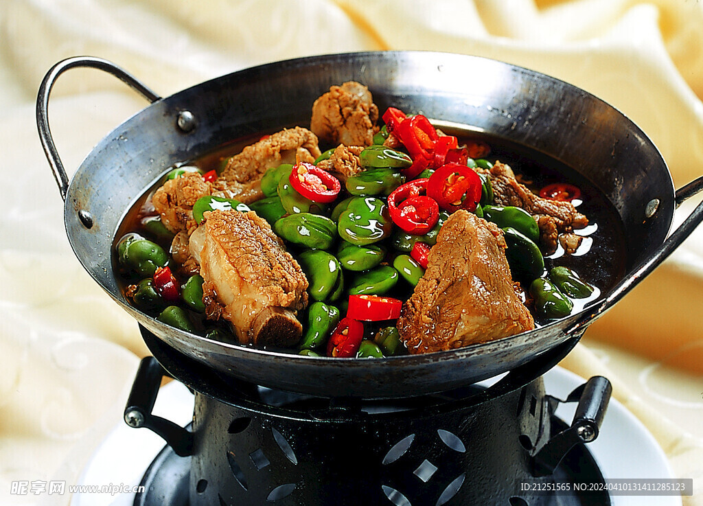蚕豆排骨