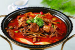 干锅鸡茶树菇
