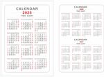 2025年-2027年年历