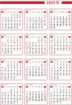 2025年蛇年台历月历