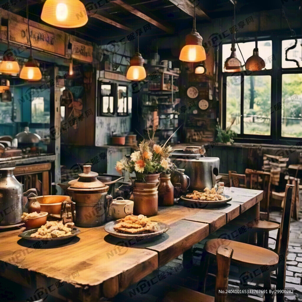 农村复古风 餐饮