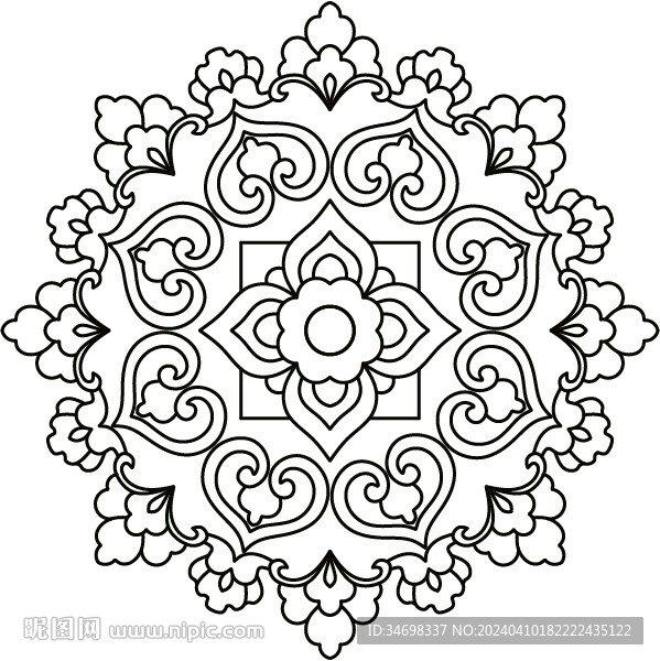 中式传统矢量装饰