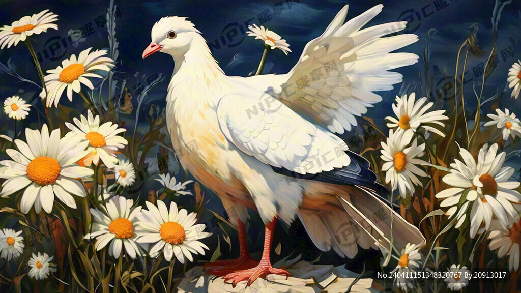 雏菊 白鸽