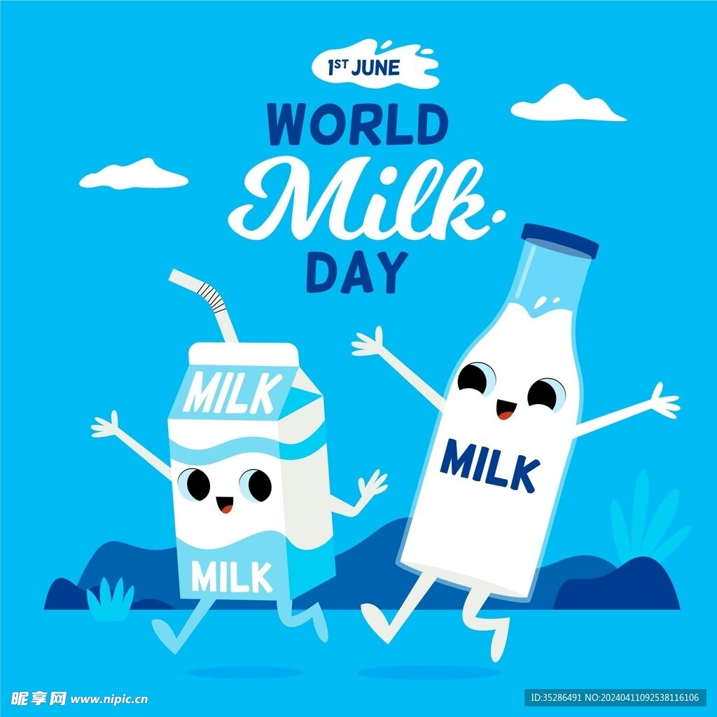 世界牛奶日素材